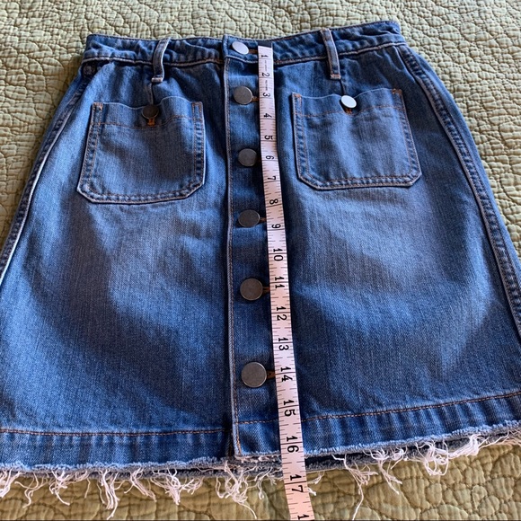 Loft Denim Skirt * 00 Petite = 2P - Picture 6 of 8
